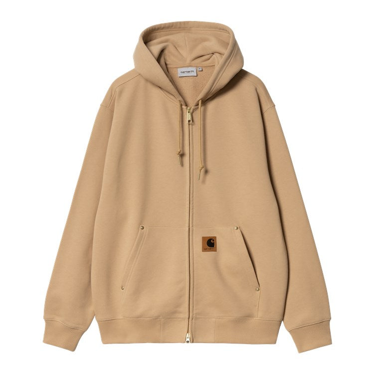 Carhartt WIP Hooded Eldon Sweat Jacket - Dusty H Brown