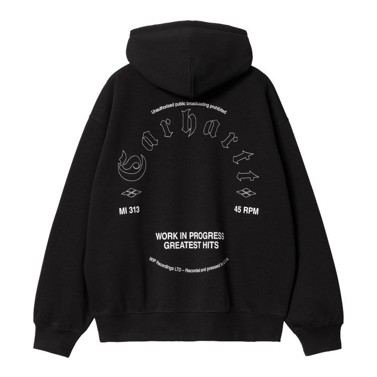 Carhartt WIP Hooded Greatest Hits Sweat - Black White