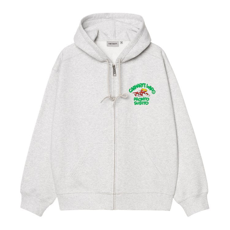 Carhartt WIP Hooded Pronto Sweat Jacket - Ash Heather