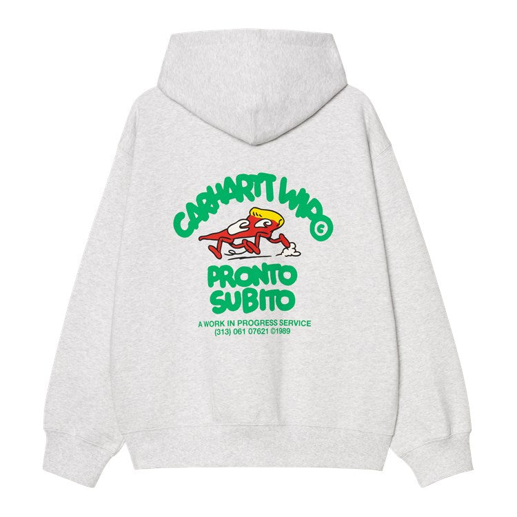 Carhartt WIP Hooded Pronto Sweat Jacket - Ash Heather