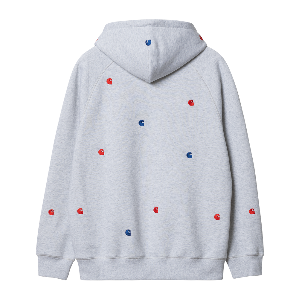 Carhartt WIP Hooded Seek Sweat - Ash Heather