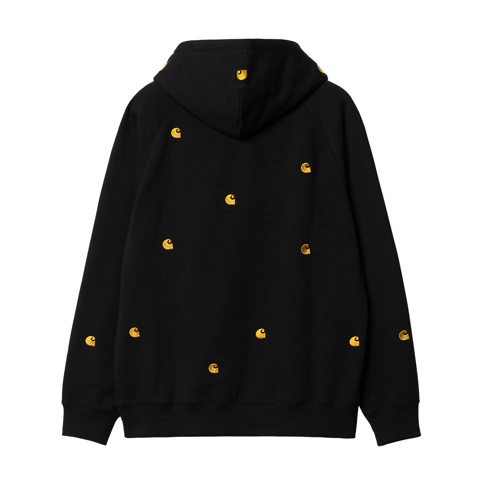 Carhartt WIP Hooded Seek Sweat - Black
