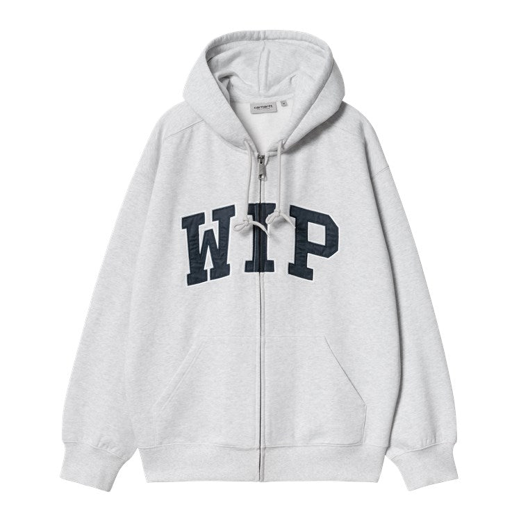 Carhartt WIP Hooded WIP Sweat Jacket - Ash Heather