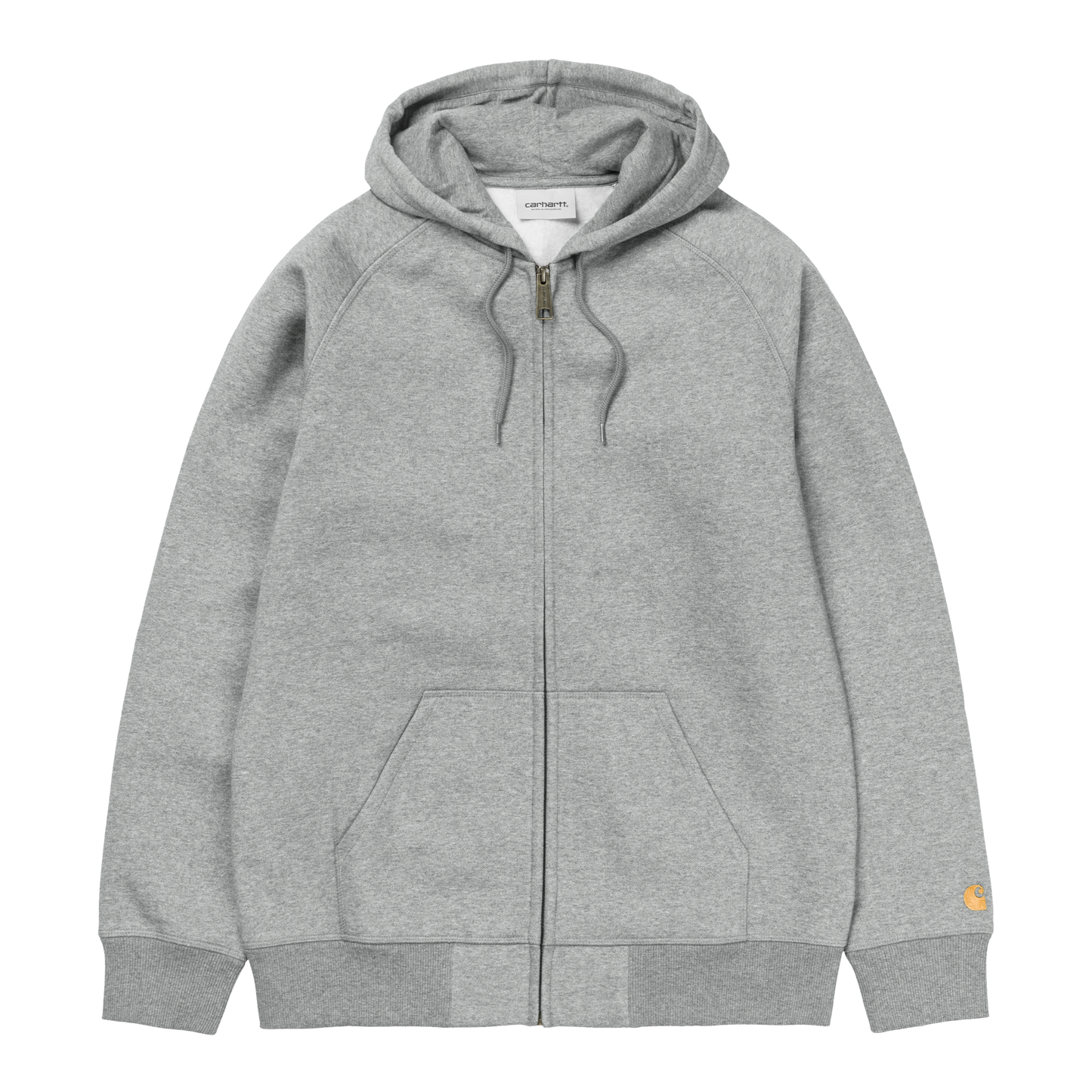 Carhartt WIP Hooded Chase Jacket - Grey Heather Gold