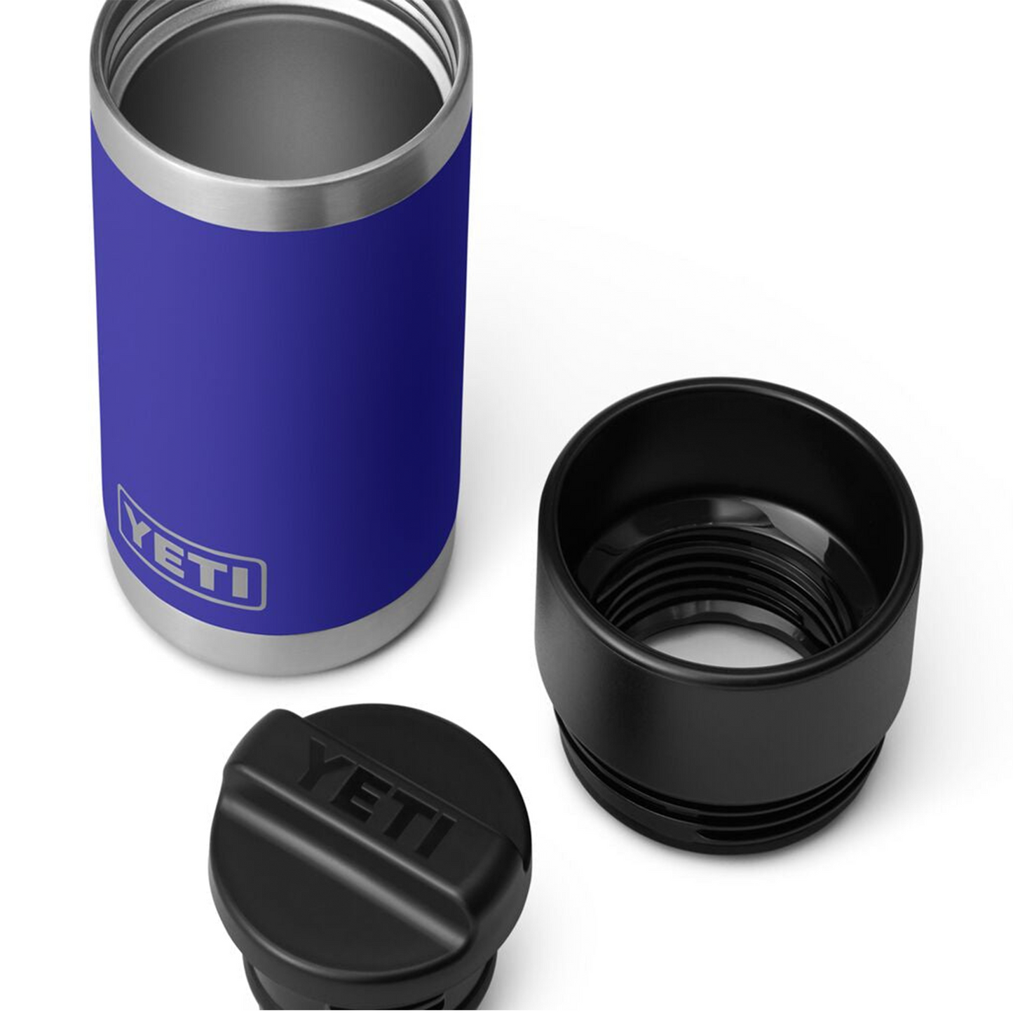 YETI Rambler 12oz Bottle With Hotshot Cap - Offshore Blue