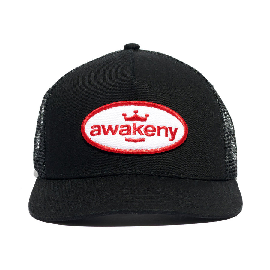 Awake NY King Patch Logo Trucker Hat