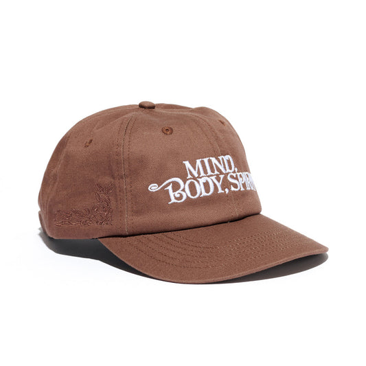 Awake NY Embroidered Mind Body Spirit 5 Panel Hat - Sienna