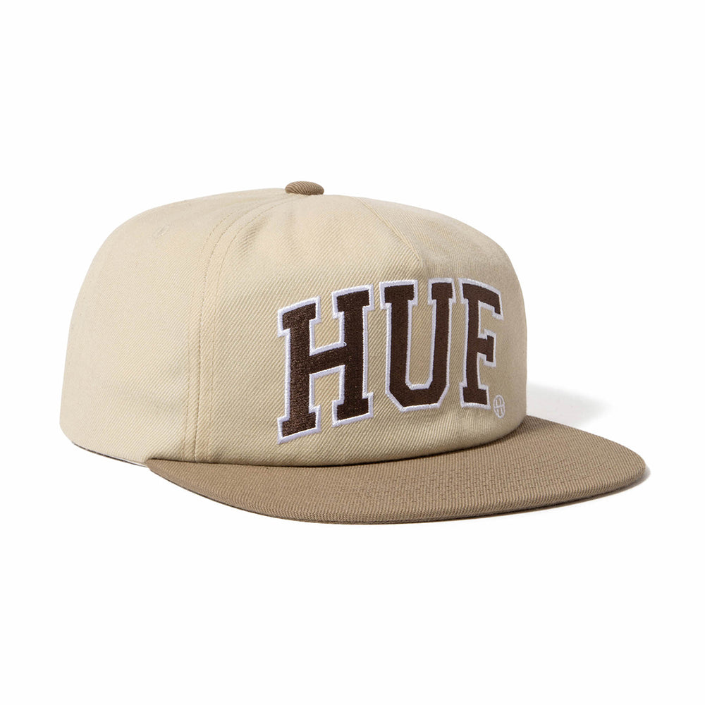 HUF Arch Logo Snapback  - Cream