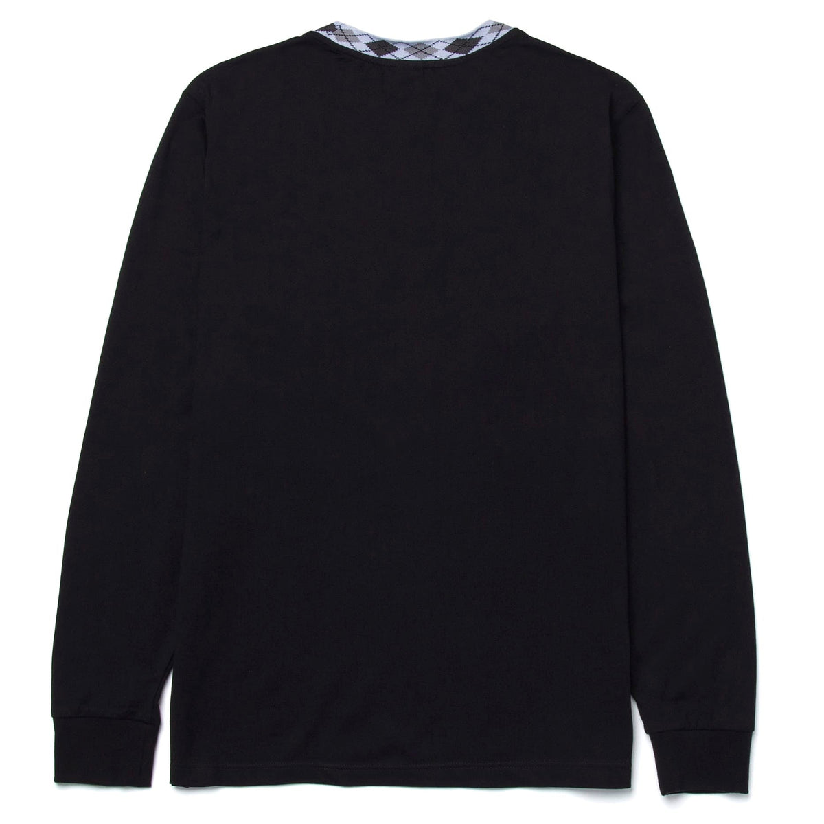 HUF Jacquard Neck LS Knit Top - Black