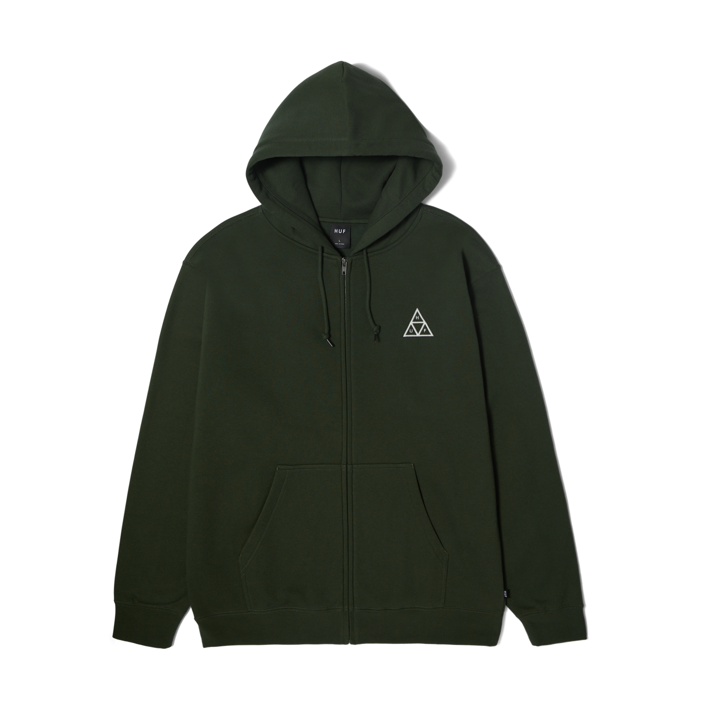 HUF Set TT Fullzip Hoodie - Hunter Green
