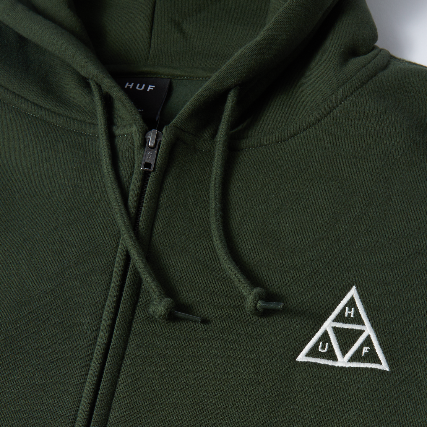 HUF Set TT Fullzip Hoodie - Hunter Green