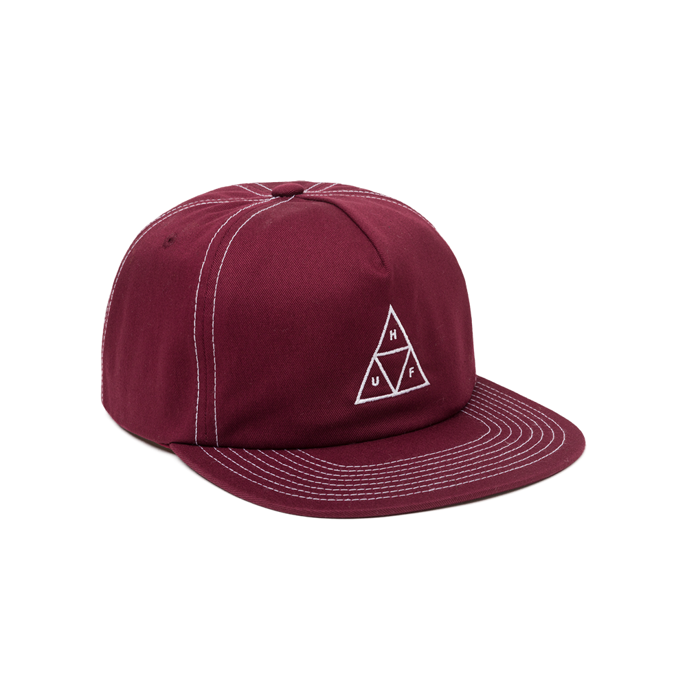 HUF Set Triple Triangle Snapback - Berry White