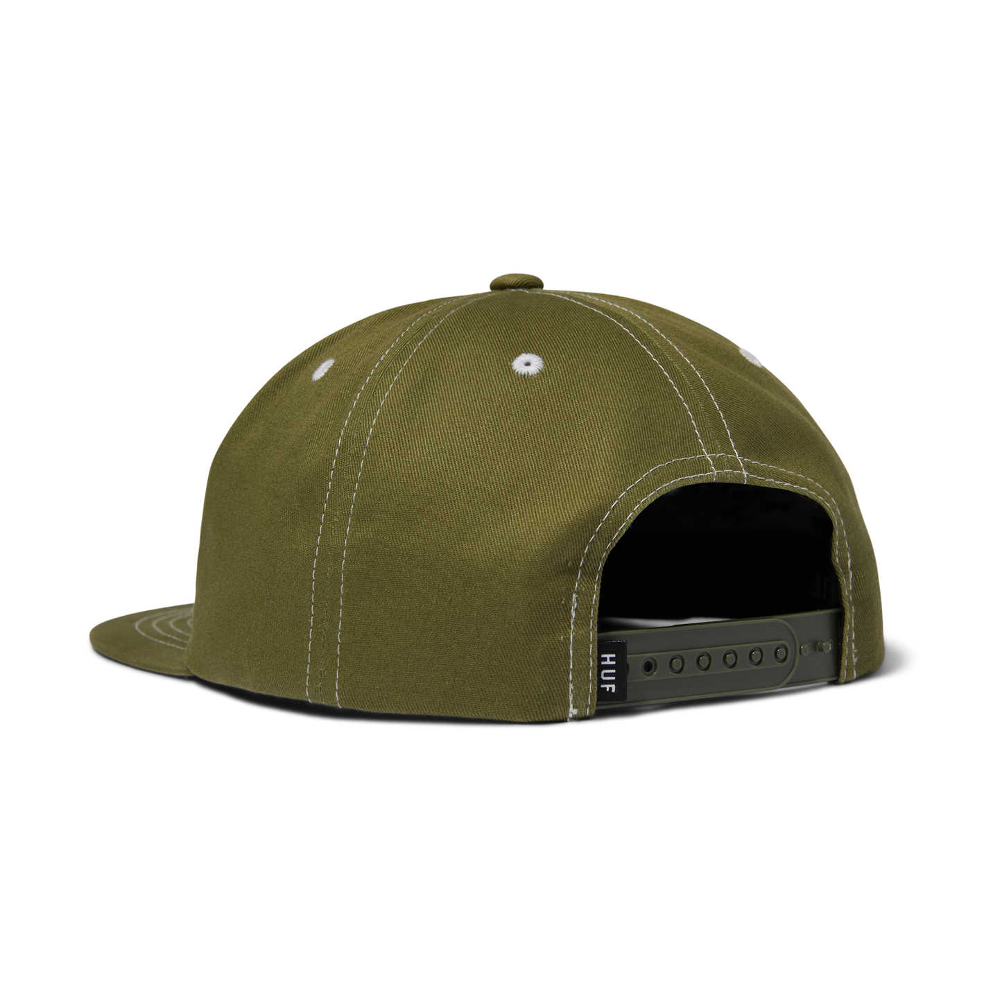 HUF Set TT Snapback - Light Olive White