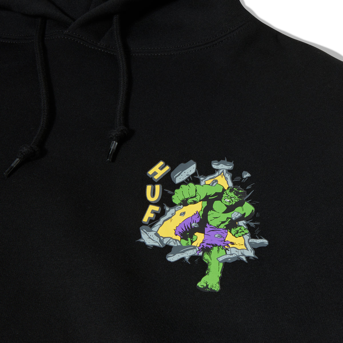 HUF x Hulk Triple Triangle Hoodie - Black