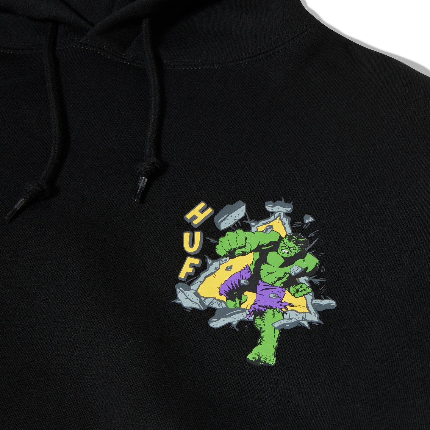 HUF x Hulk Triple Triangle Hoodie - Black