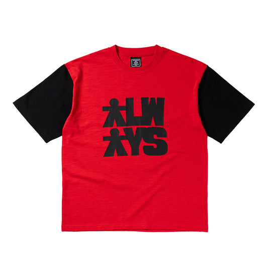 ADWYSD Human Tee - Red Black