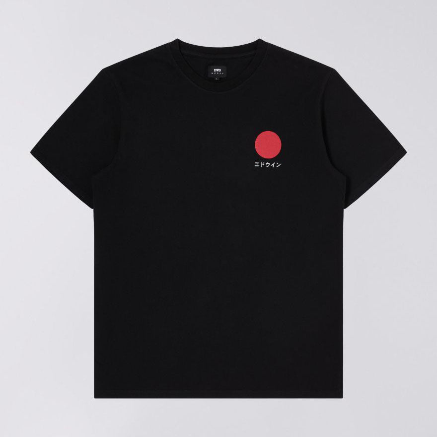 Edwin Japanese Sun T-Shirt - Black Garment Washed