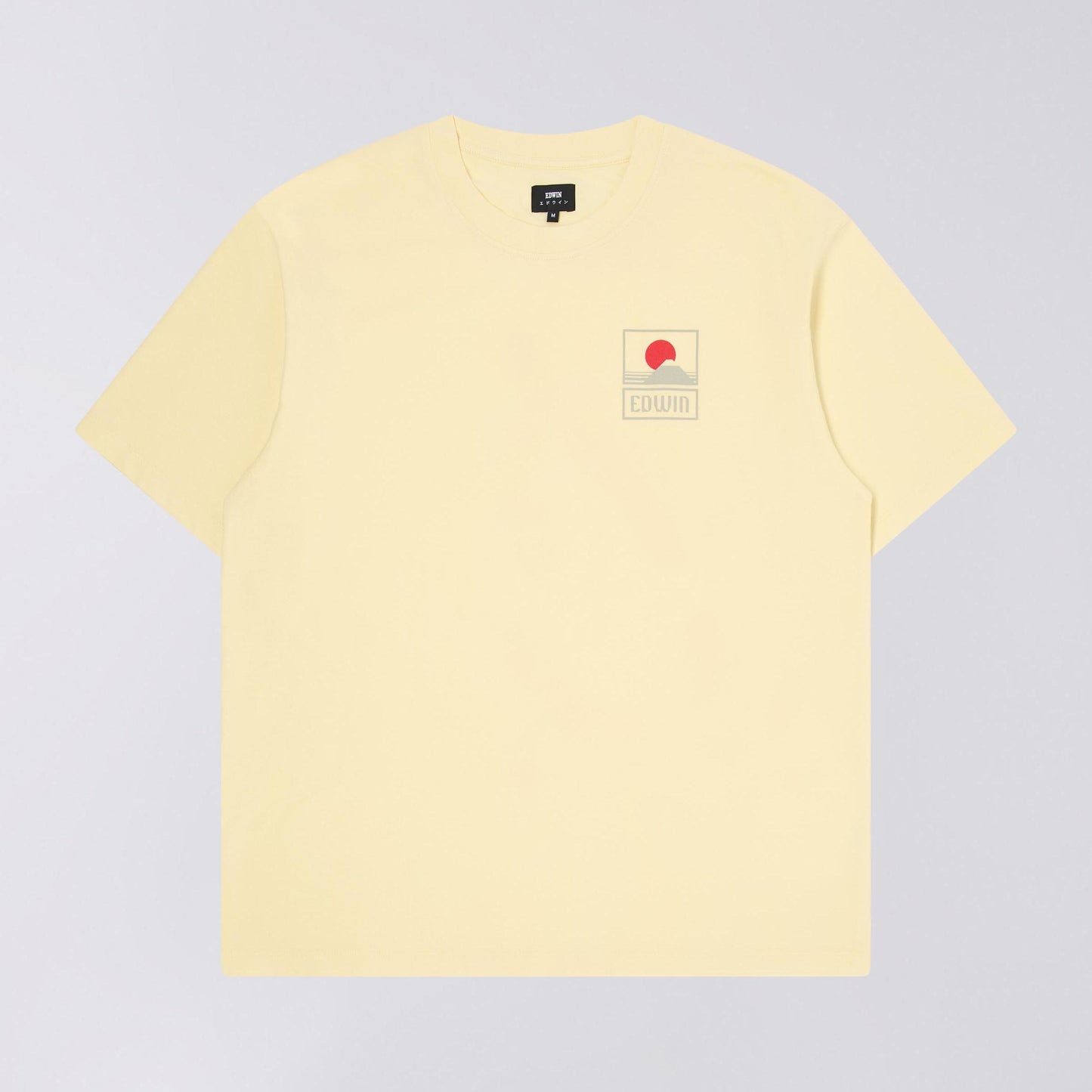 Edwin Sunset On Mt Fuji T-Shirt - Tender Yellow