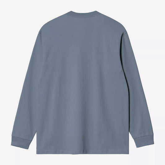 Carhartt WIP LS Chase T-Shirt - Icesheet Gold