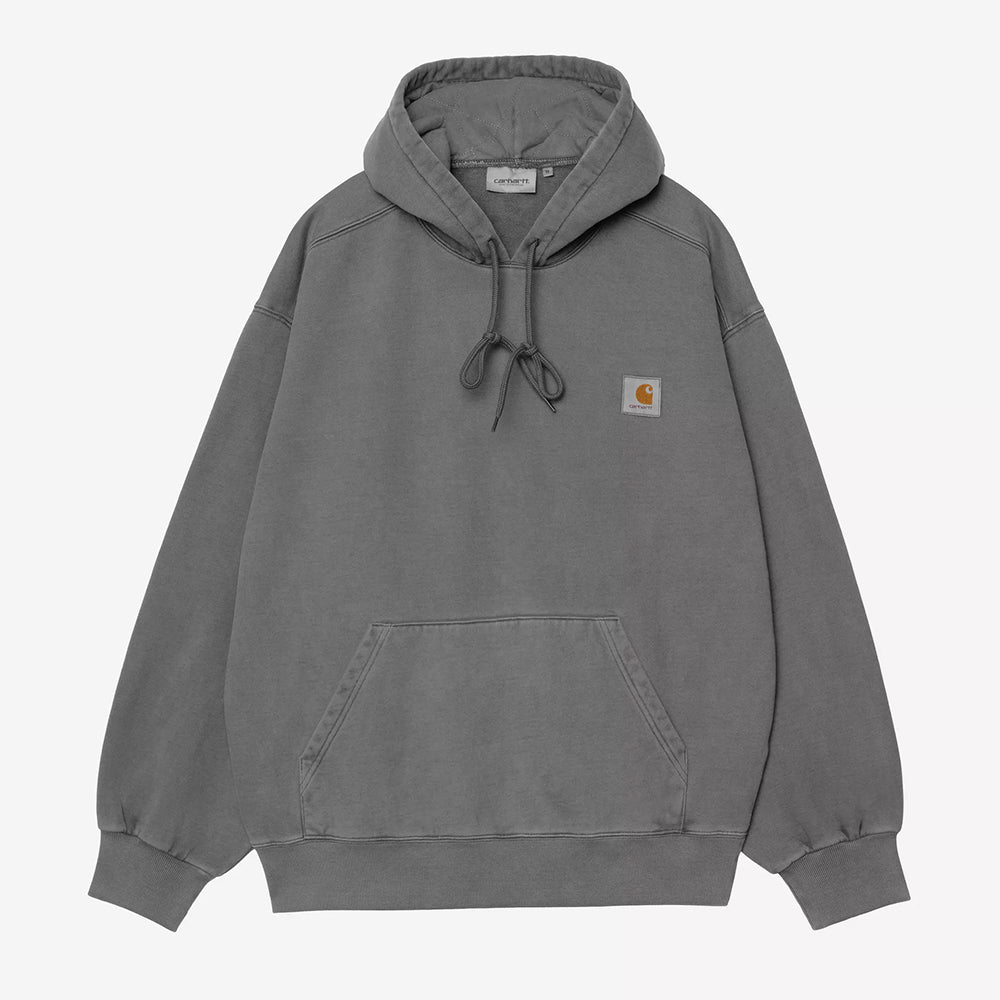 Carhartt WIP Hooded Vista Sweat - Black Garment Dyed