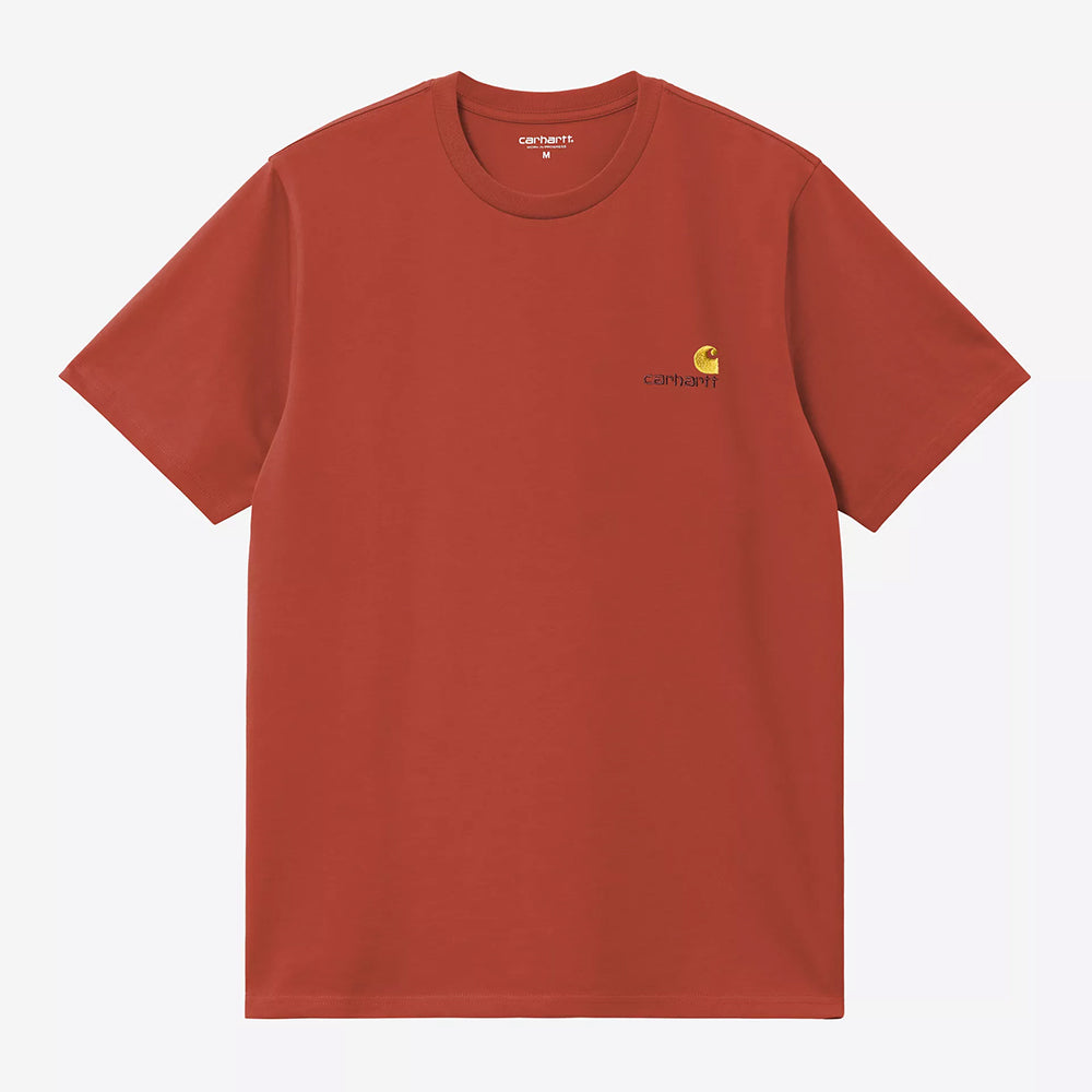 Carhartt WIP American Script T-Shirt - Oxide Red