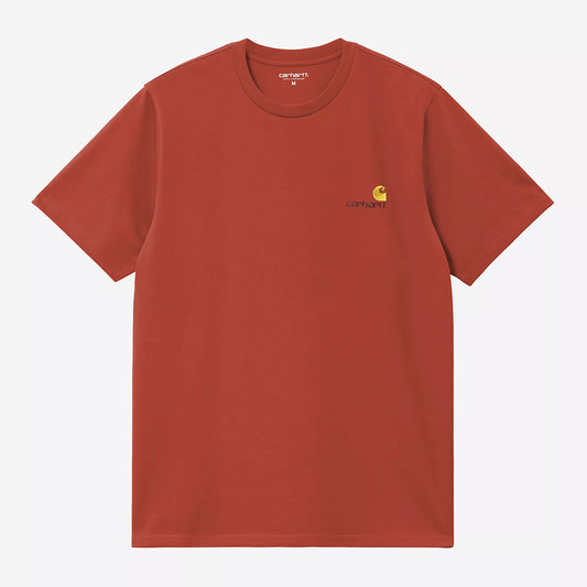 Carhartt WIP American Script T-Shirt - Oxide Red