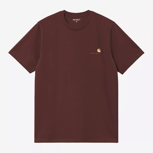 Carhartt WIP American Script T-Shirt - Amarone