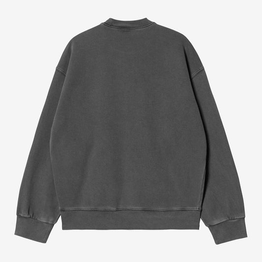 Carhartt WIP Nelson Sweatshirt - Black Garment Dyed