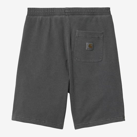 Carhartt WIP Nelson Sweat Short - Black Garment Dyed