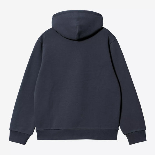 Carhartt WIP Hooded Carhartt Sweatshirt - Deep Night Gentle Green