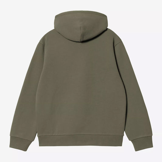Carhartt WIP Hooded Carhartt Sweatshirt - Leaf Tourmaline