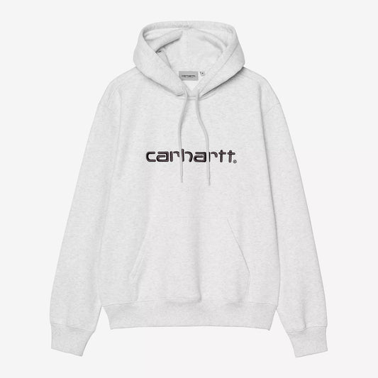 Carhartt WIP Hooded Carhartt Sweatshirt - Ash Heather Graphite