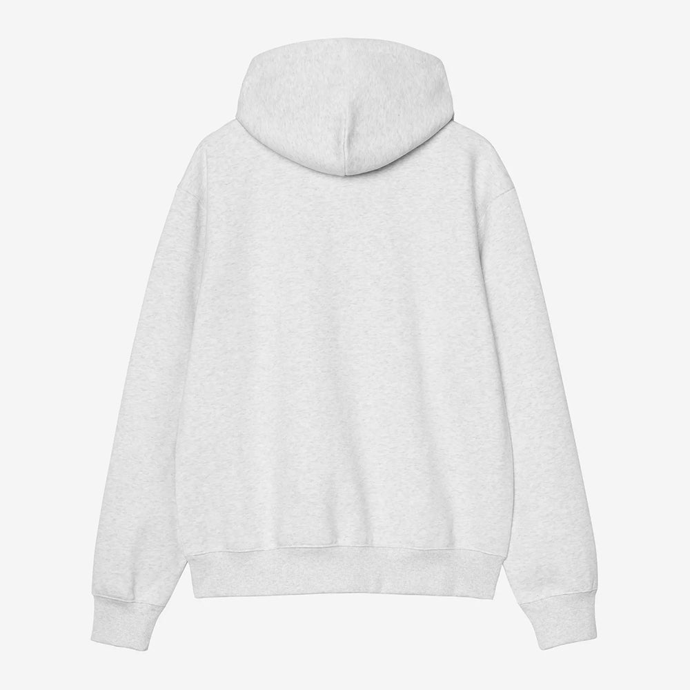 Carhartt WIP Hooded Carhartt Sweatshirt - Ash Heather Graphite