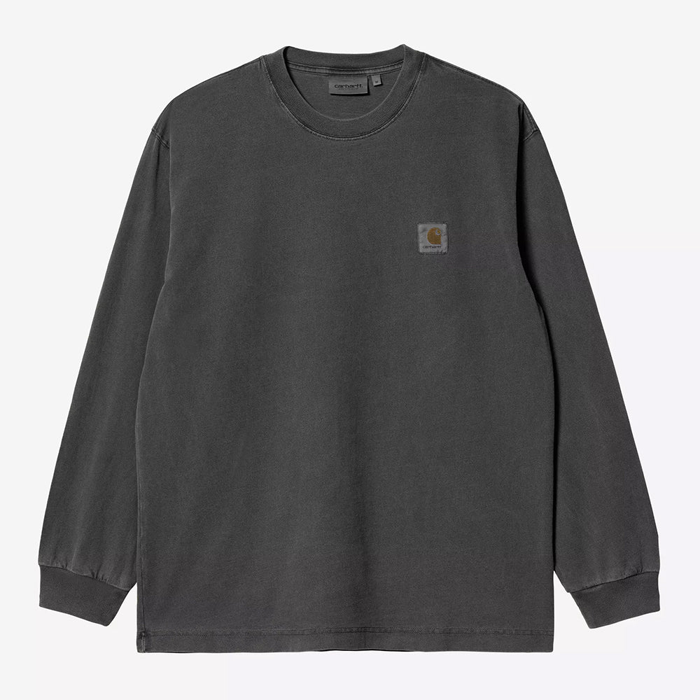 Carhartt WIP LS Vista T-Shirt - Black Garment Dyed