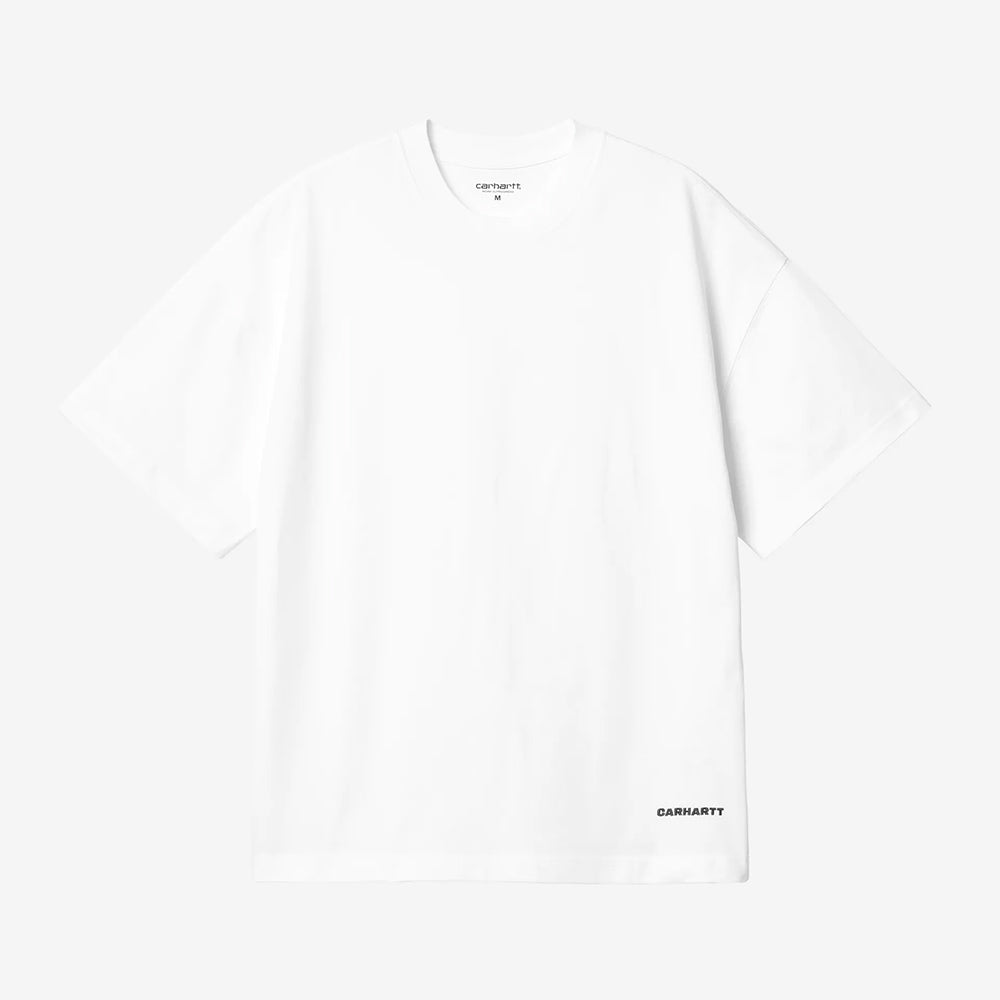 Carhartt WIP S/S Link Script Tee - White Black