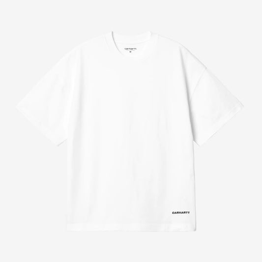 Carhartt WIP S/S Link Script Tee - White Black