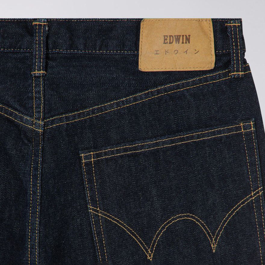 Edwin Selvage Denim Wide Pant - Blue Rinsed