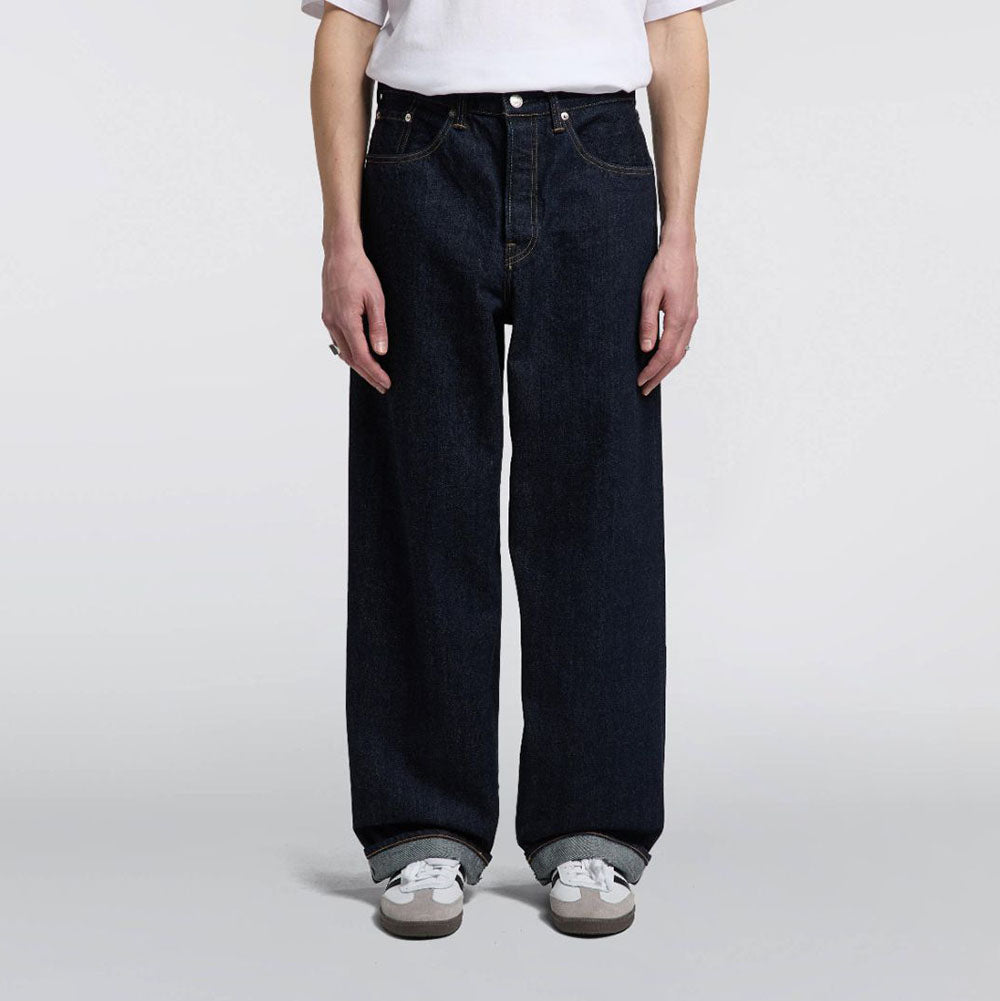 Edwin Selvage Denim Wide Pant - Blue Rinsed