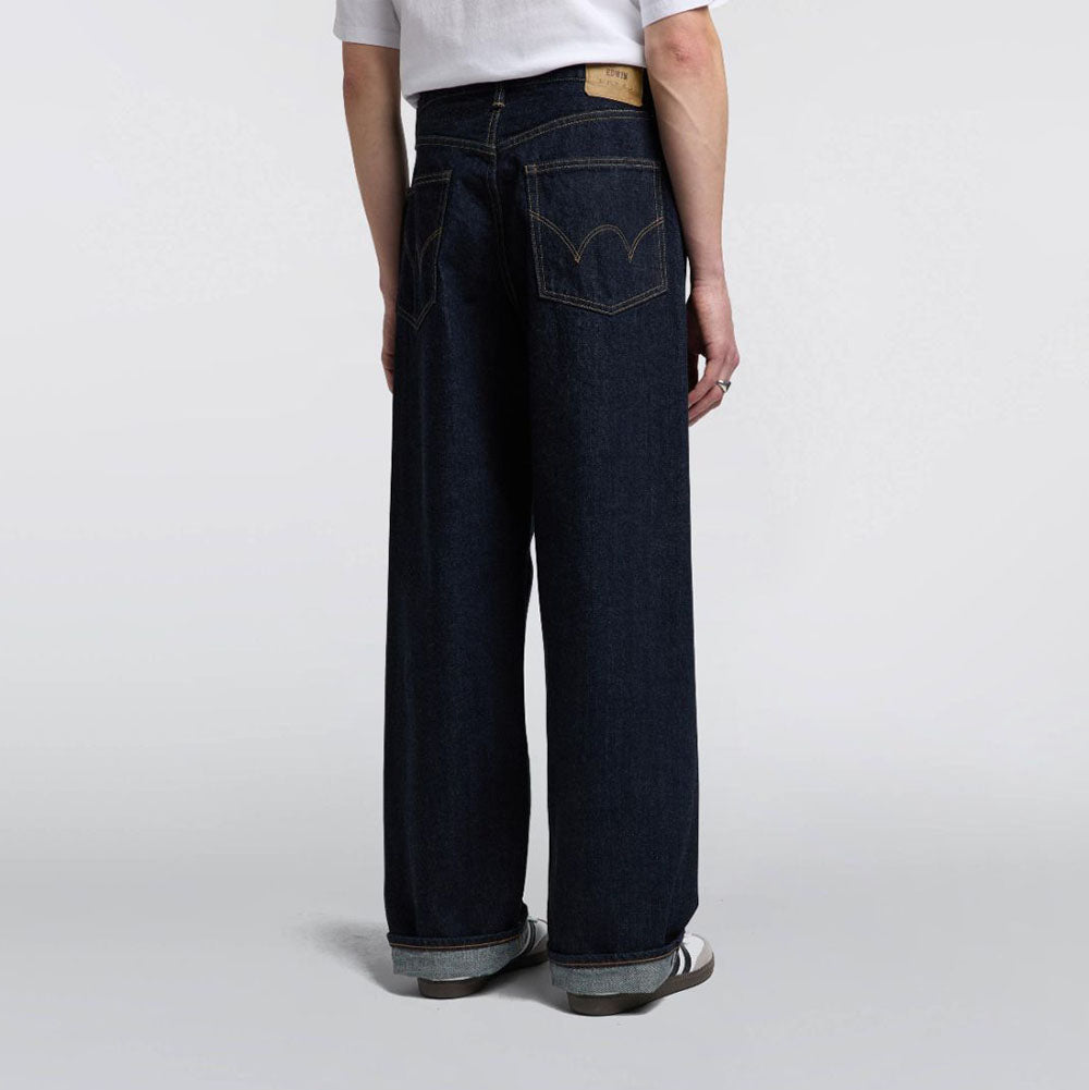 Edwin Selvage Denim Wide Pant - Blue Rinsed
