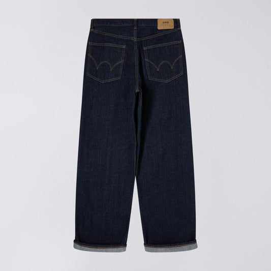 Edwin Selvage Denim Wide Pant - Blue Rinsed