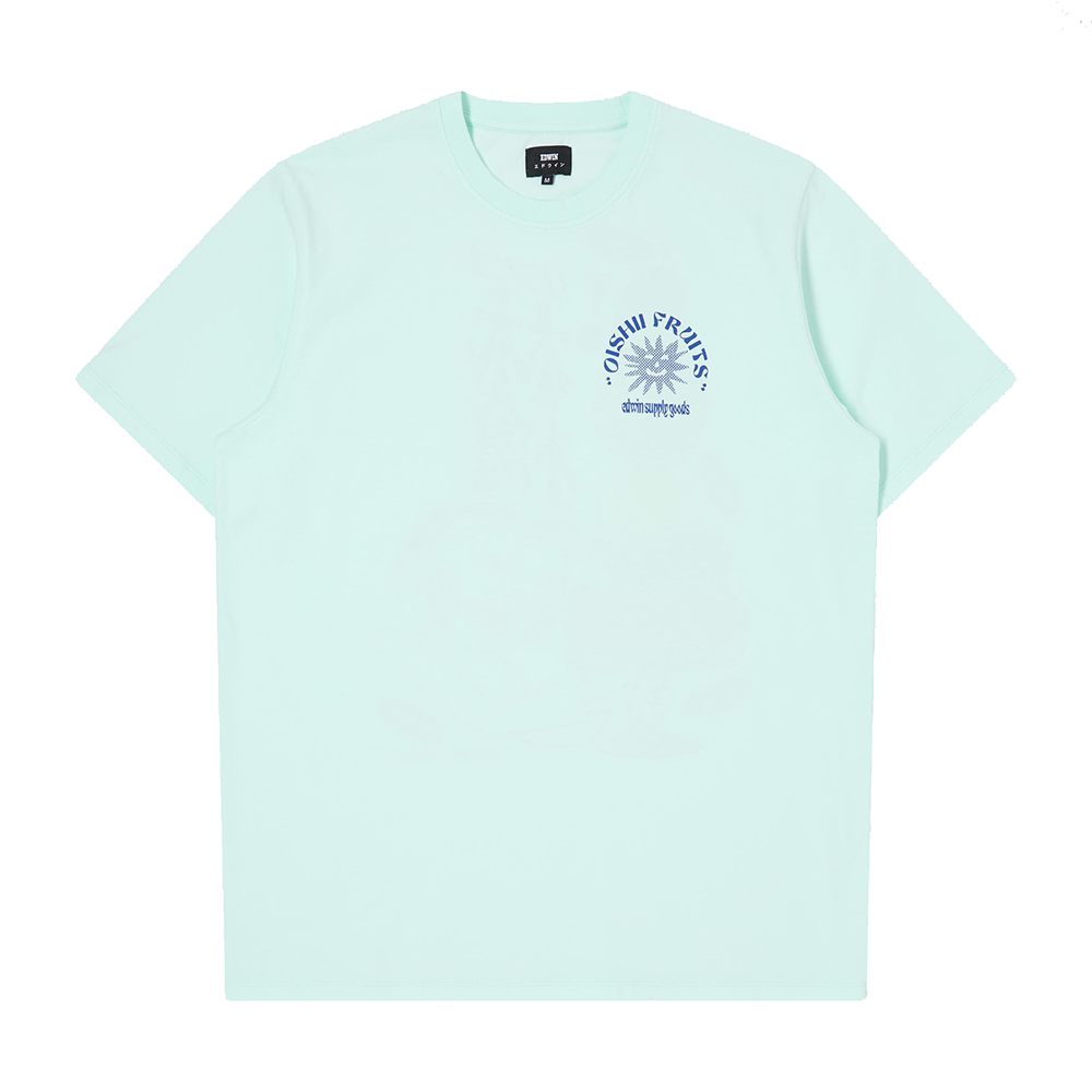 Edwin Ringo Oishii T-Shirt - Bleached Aqua