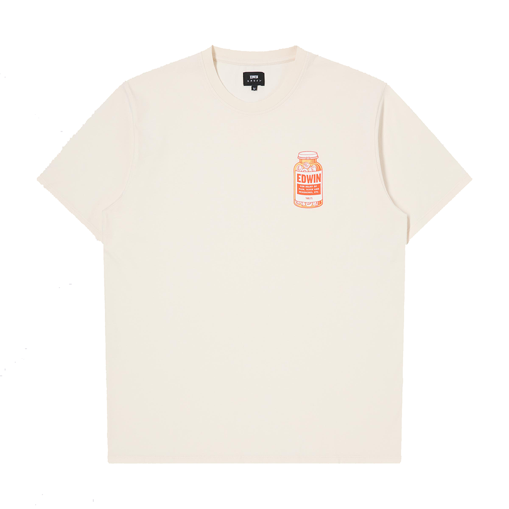 Edwin Tablets T-Shirt - Whisper White