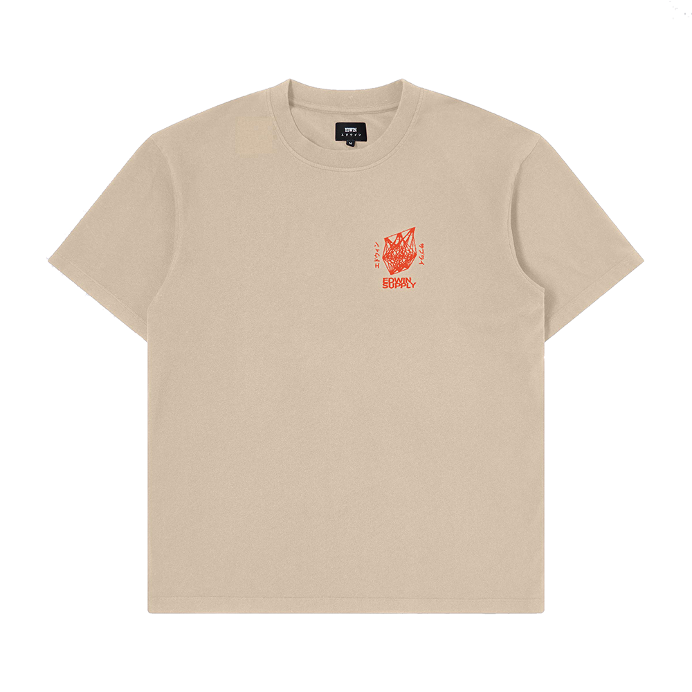 Edwin Protect Ya Lungs T-Shirt - White Pepper