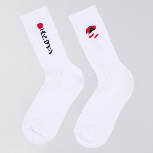 Edwin Kamifuji Socks - White