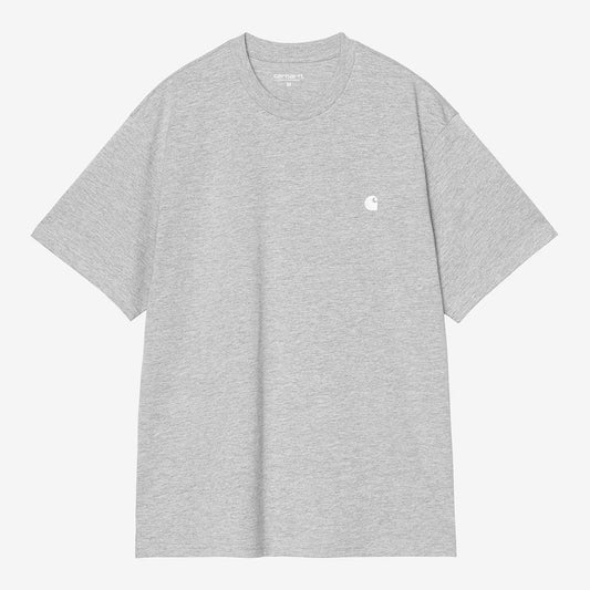 Carhartt WIP Madison T-Shirt - Grey Heather White