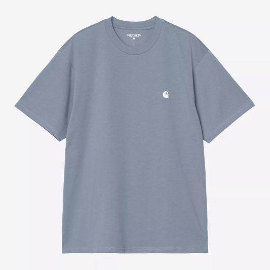 Carhartt WIP Madison T-Shirt - Velvet Blue White