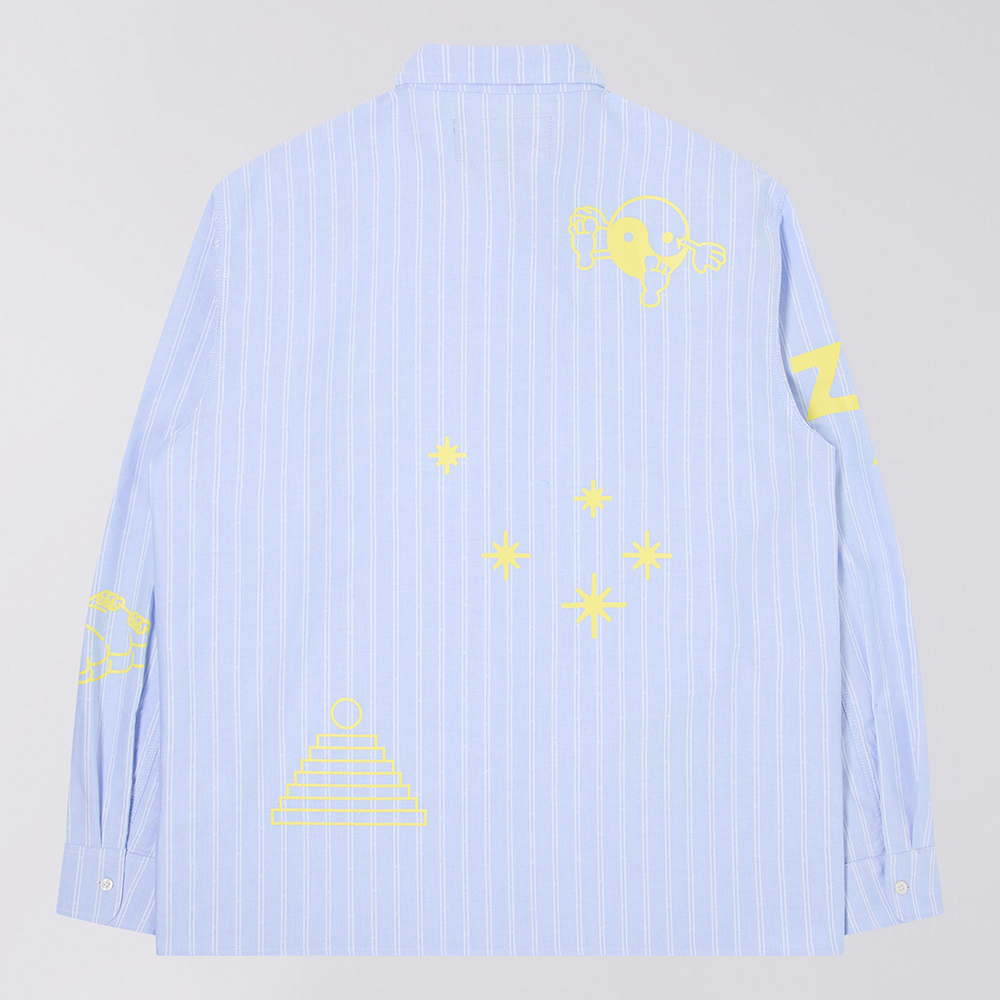 Edwin Sebastian Shirt - Blue White