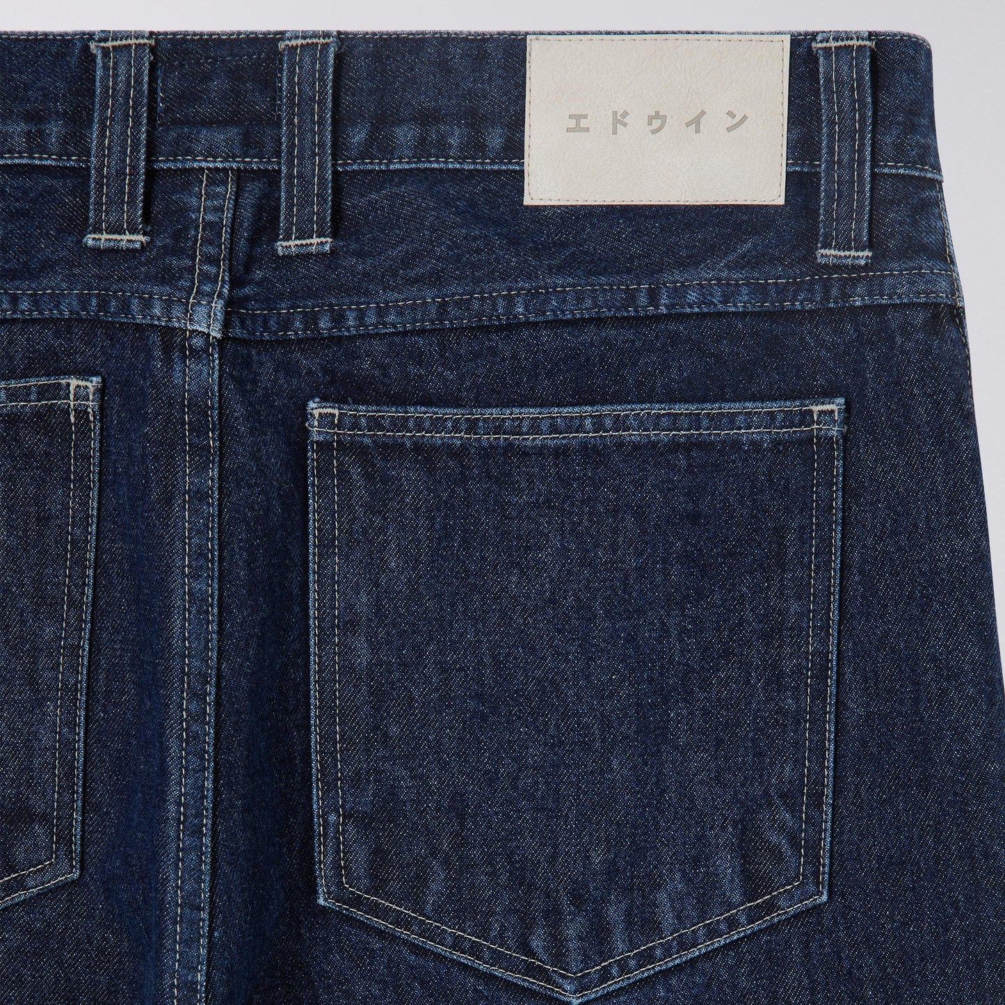 EDWIN MATRIX PANT - Blue Dk Marble Wash