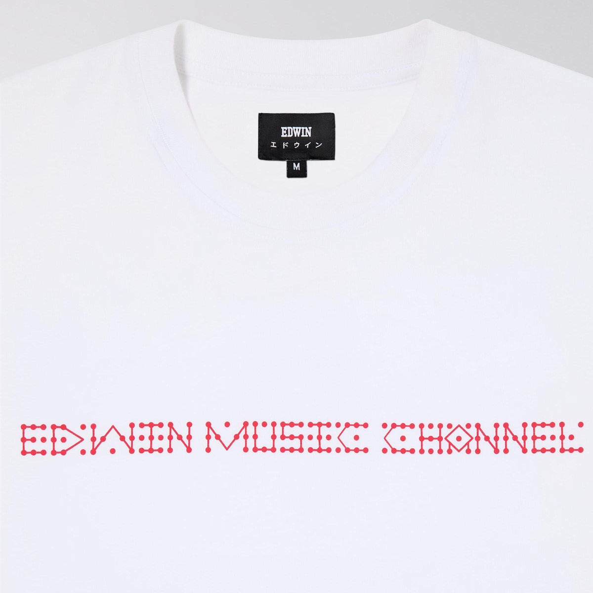 Edwin Sunset FM Tee - White