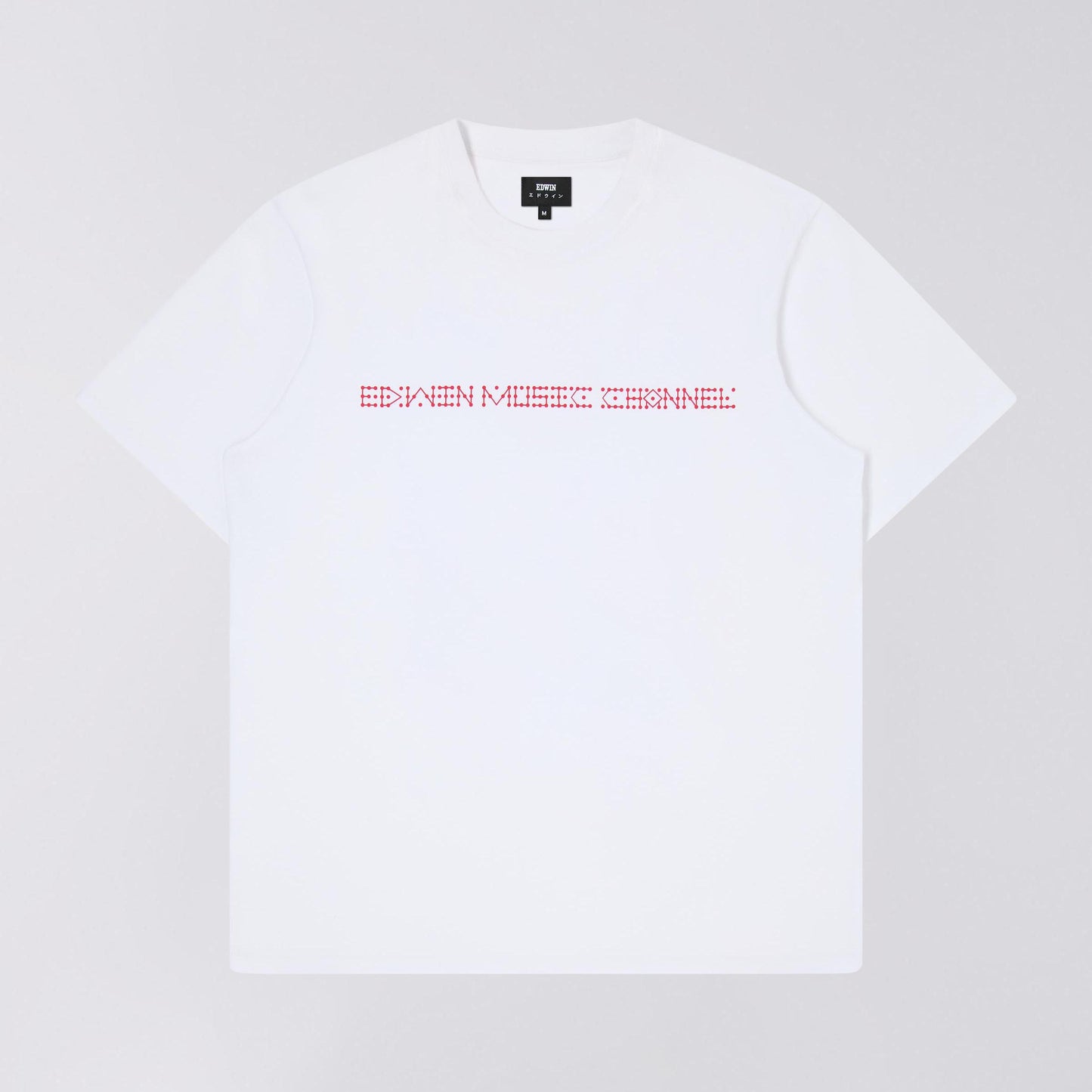 Edwin Sunset FM Tee - White